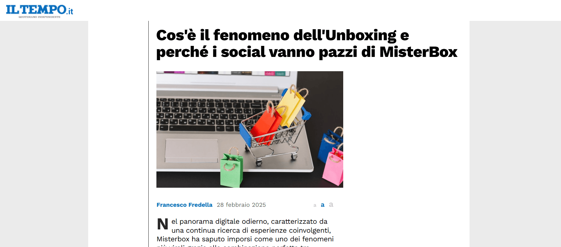 Cos'è il fenomeno dell'Unboxing e perché i social vanno pazzi di MisterBox