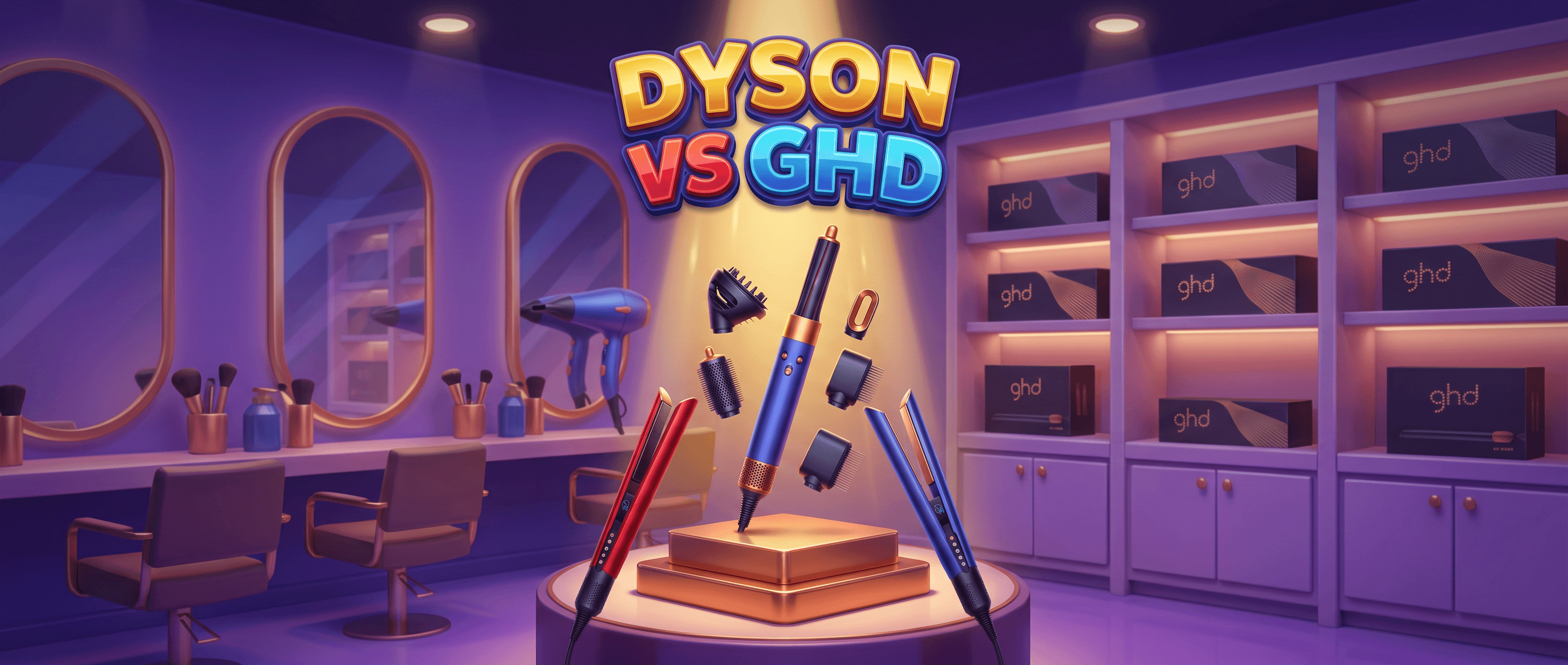 DYSON vs GHD