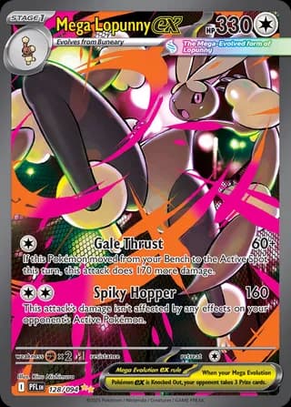 Mega Lopunny ex 128/094 Special Illustration Rare – Fiamme Spettrali
