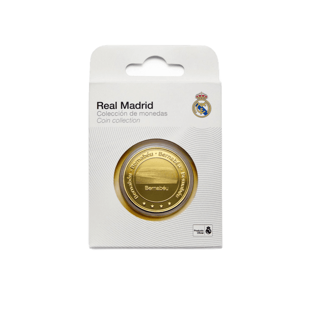 Moneda Coleccionable Bernabéu Acabado en Oro
