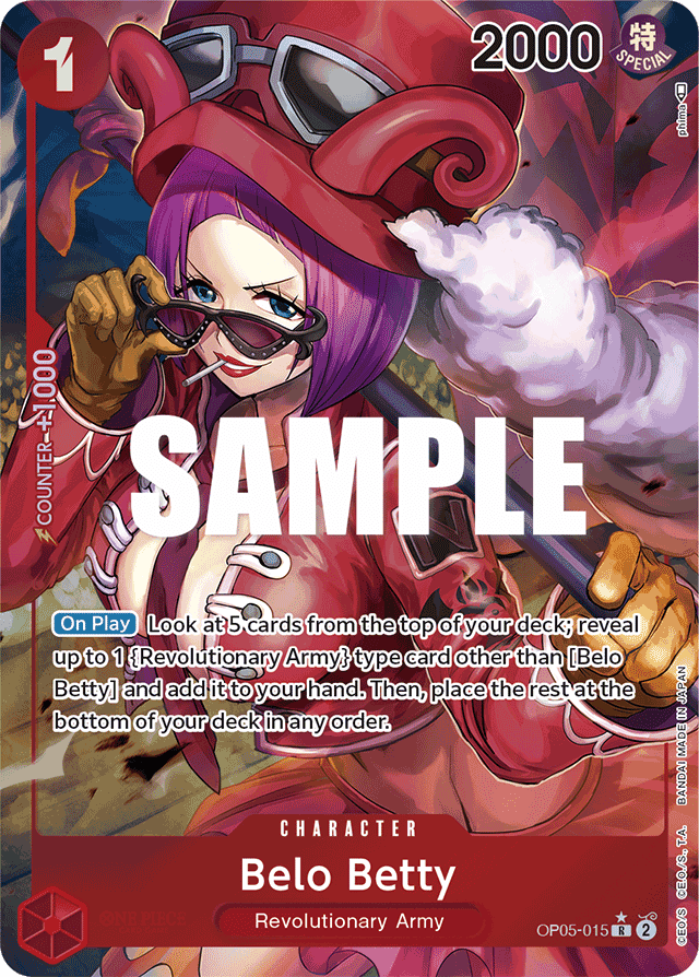 Belo Betty OP05-015 Alternate Art – Awakening of the New Era