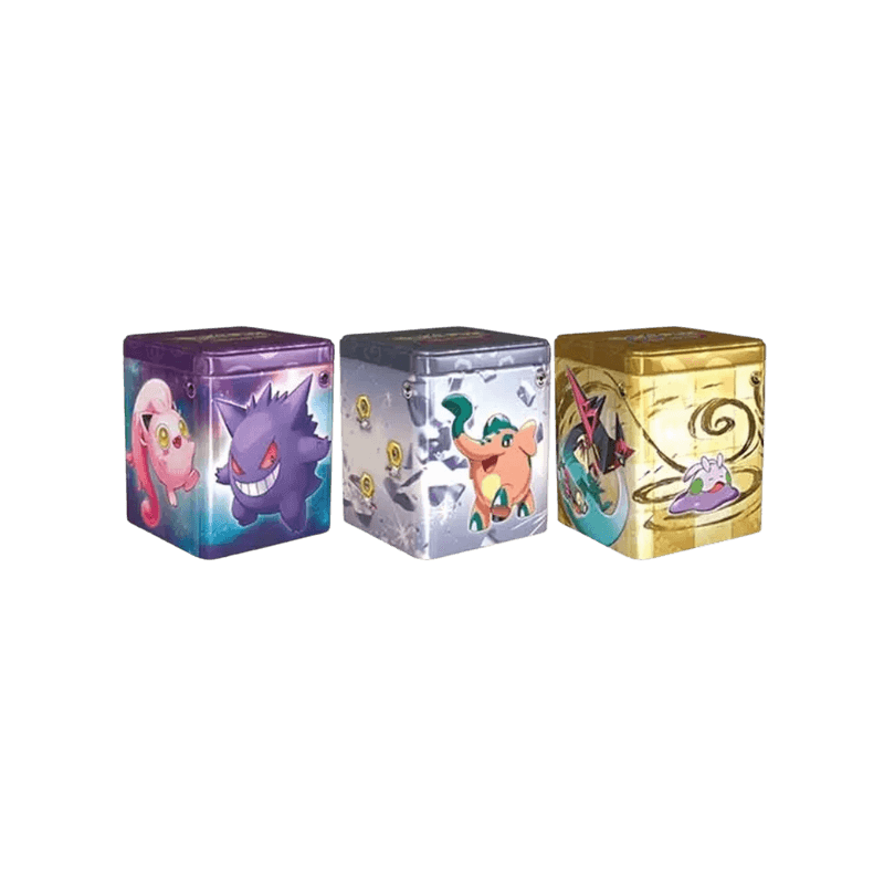 Tris Stacking Tin da Collezione Tipo: Acciaio, Drago e Psico