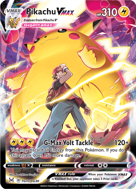 Pikachu VMAX TG17/TG30 – Lost Origin Trainer Gallery – English