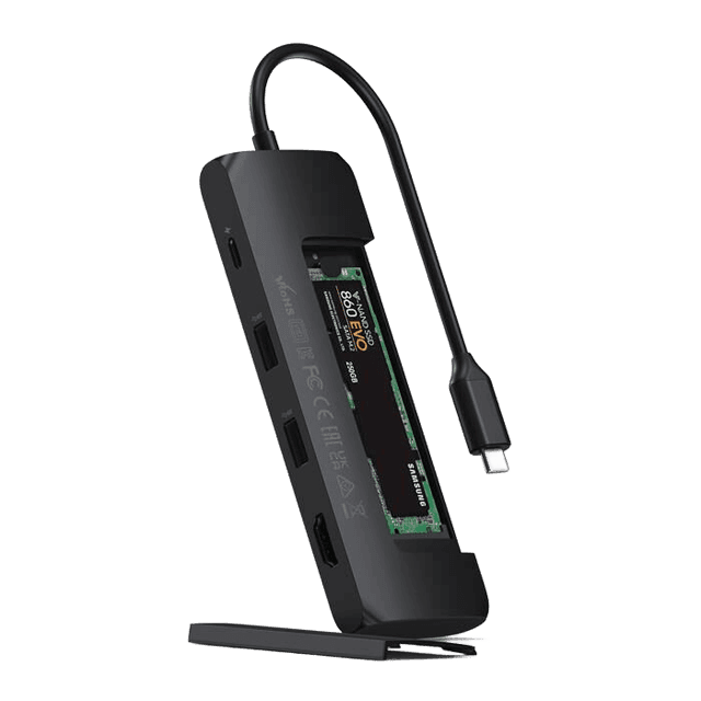 Satechi Hub USB-C Hybrid Multiport con SSD