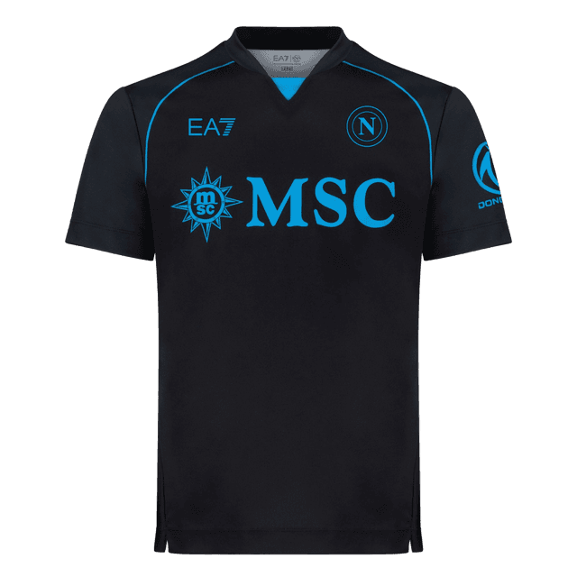 SSC Napoli Maglia Replica Nera 2026/2027