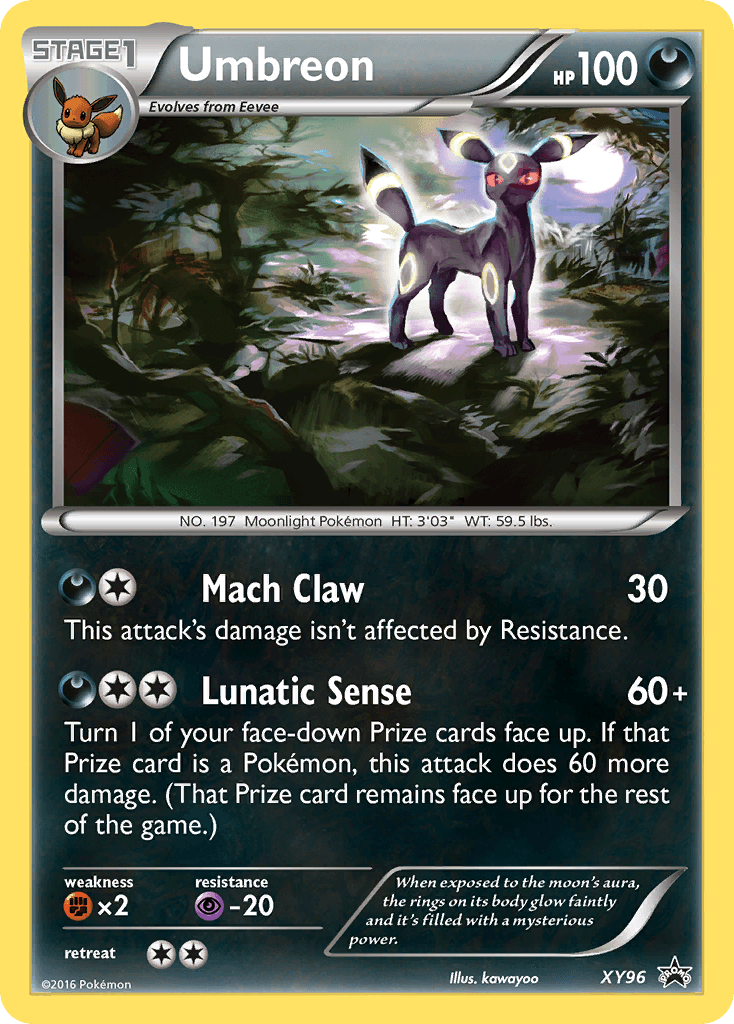 Umbreon XY96 – XY Black Star Promos – EN