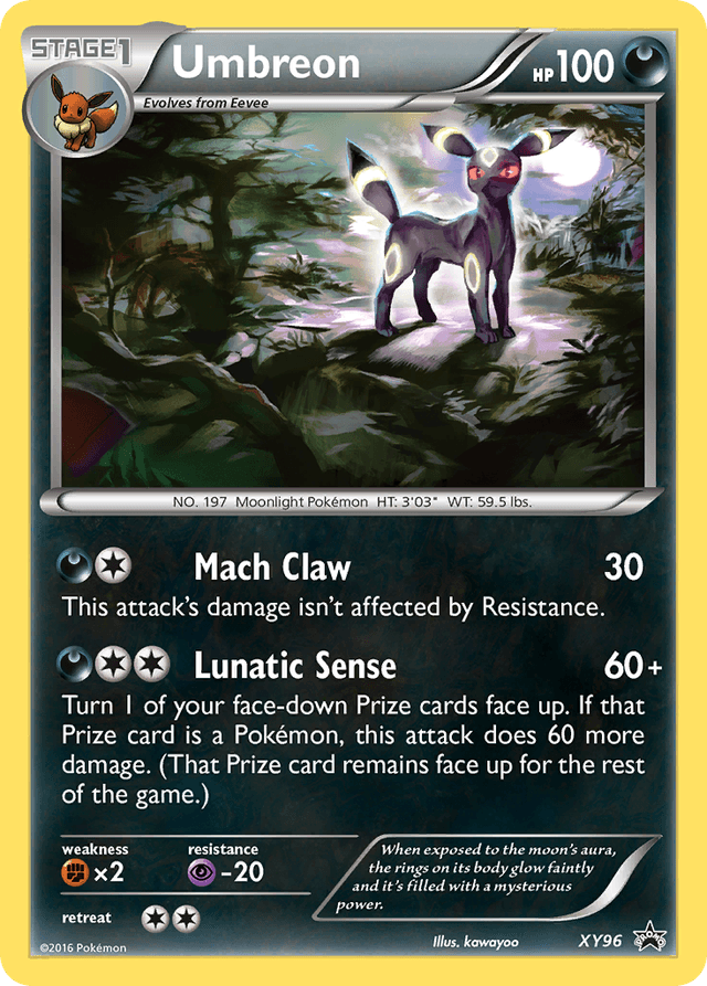 Umbreon XY96 – XY Black Star Promos – EN