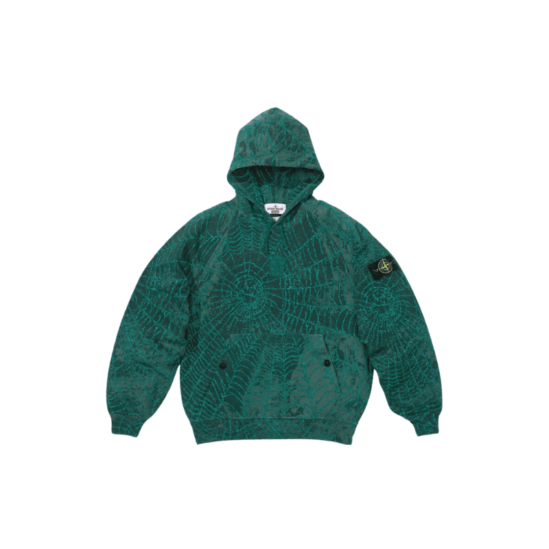 Felpa con Cappuccio Supreme x Stone Island