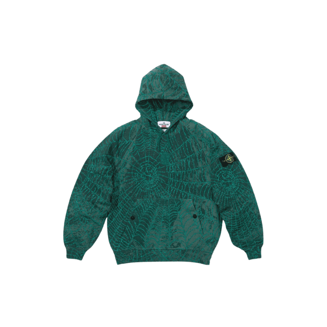 Felpa con Cappuccio Supreme x Stone Island