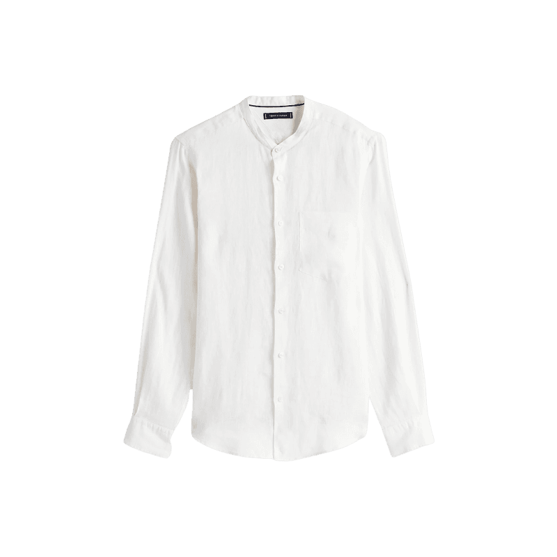 Camicia Smart Casual Slim Fit in Lino
