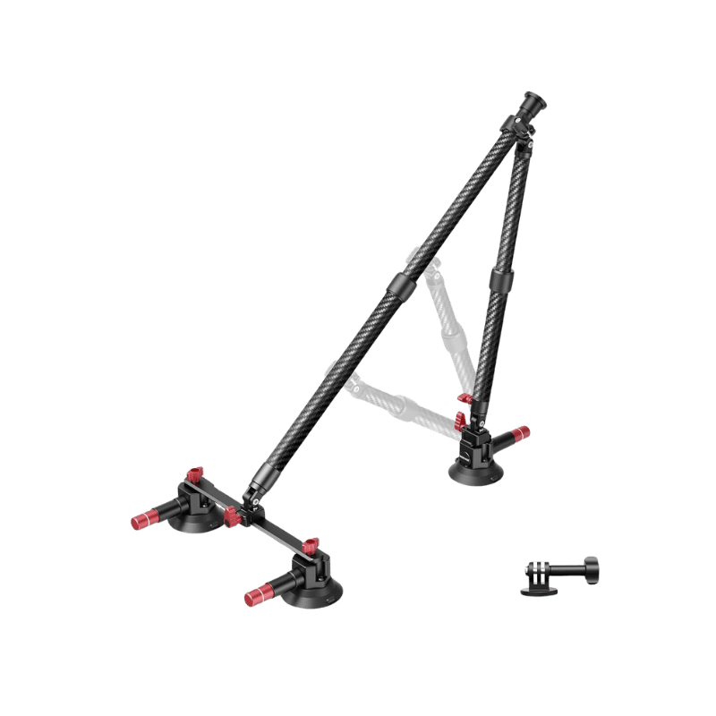 Neewer Kit Supporto per Auto a Tripla Ventosa per Fotocamera con Adattatore Action Cam