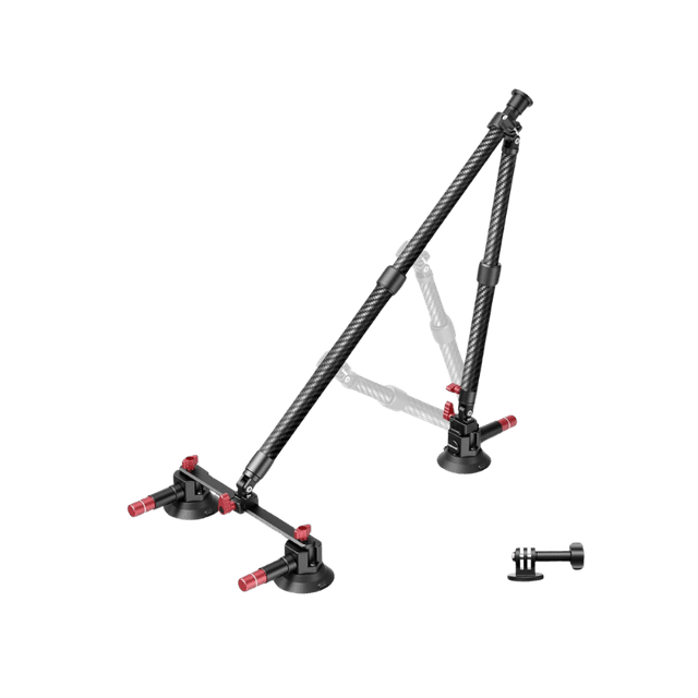 Neewer Kit Supporto per Auto a Tripla Ventosa per Fotocamera con Adattatore Action Cam