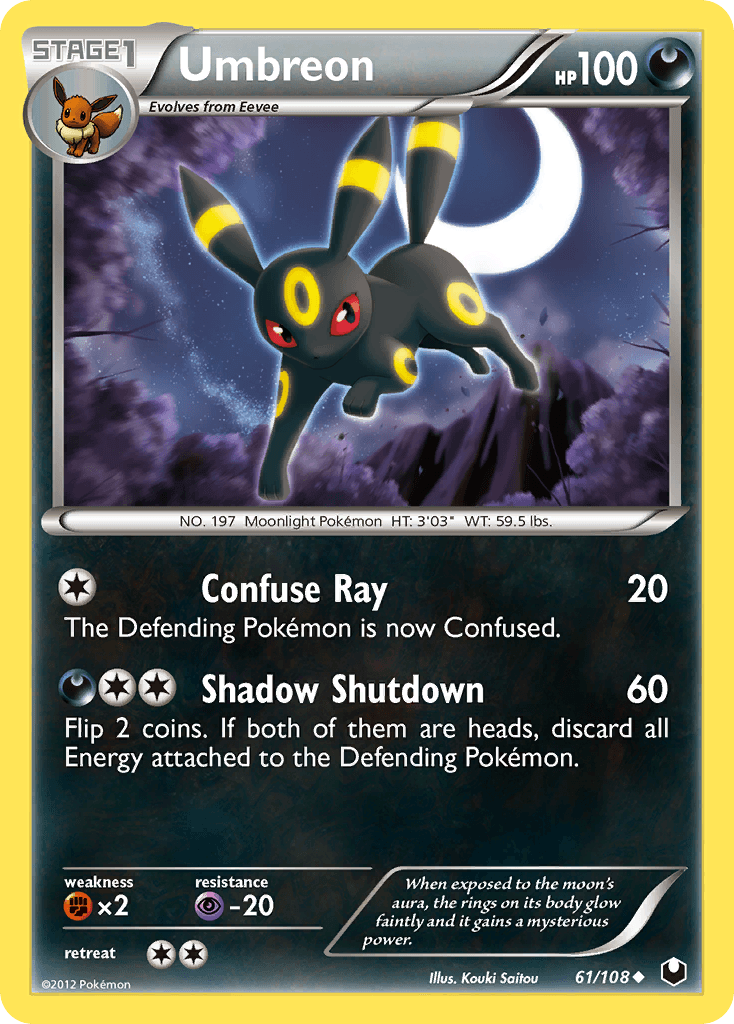 Umbreon 61/108 – Dark Explorers – EN