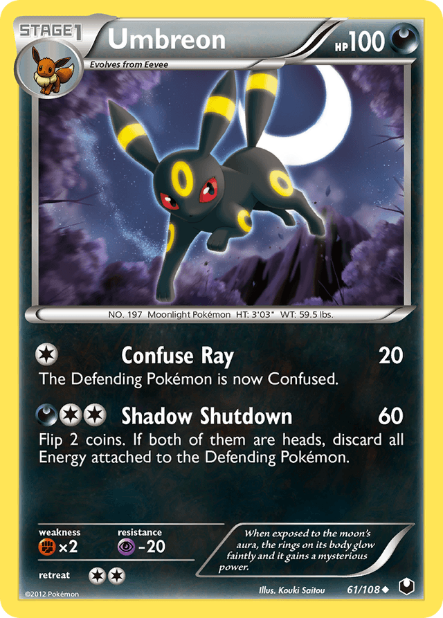 Umbreon 61/108 – Dark Explorers – EN