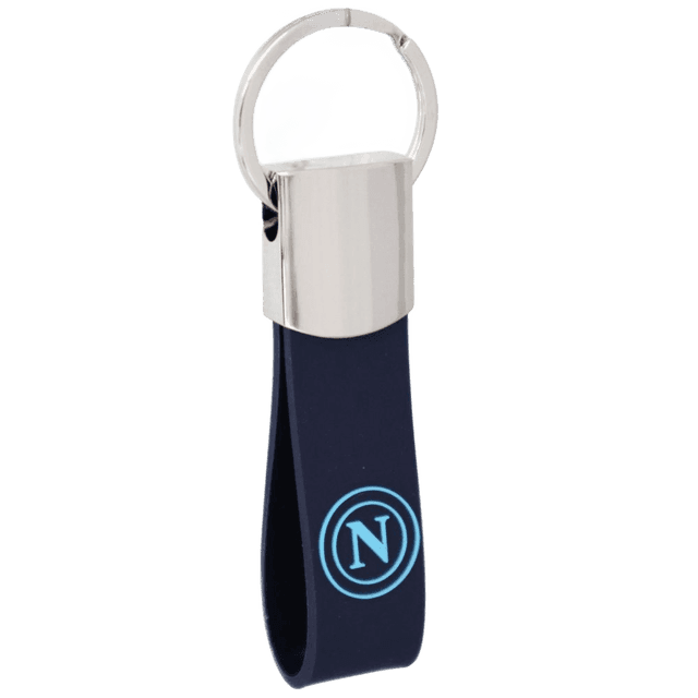 Portachiavi SSC Napoli gomma e metallo