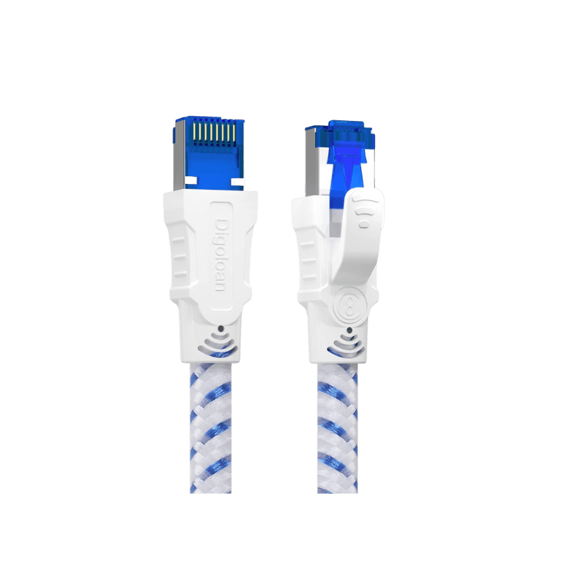 Cavo Ethernet in Nylon Cat 8 da 5M 40Gbps 2000MHz
