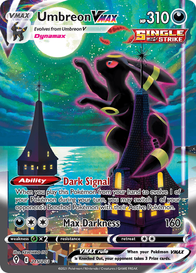 Umbreon VMAX 215/203 – Evolving Skies – EN