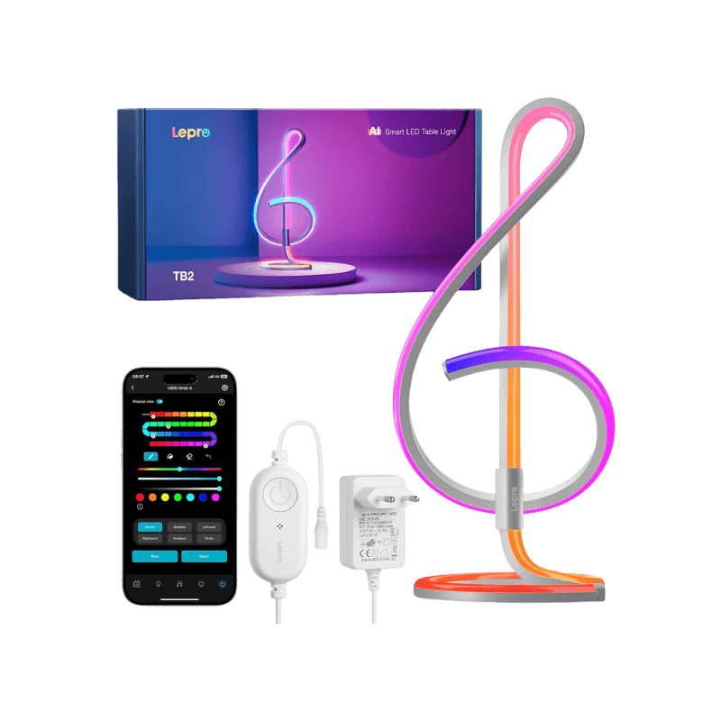 Lepro AI TB2 Lampada da Tavolo Smart LED