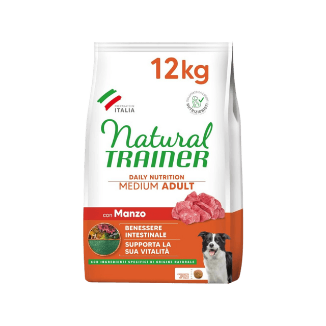 Natural Trainer Cibo per Cani con Manzo da 12kg