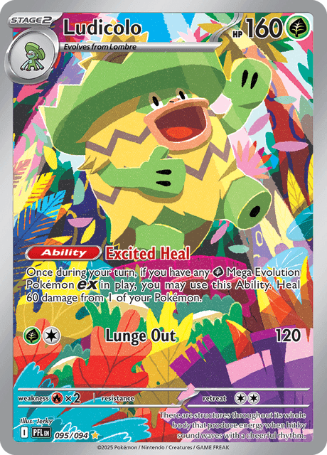 Ludicolo 095/094 Illustration Rare – Fiamme Spettrali