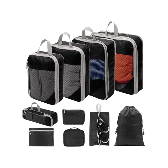 Set da 10 Pezzi di Organizer per Valigie