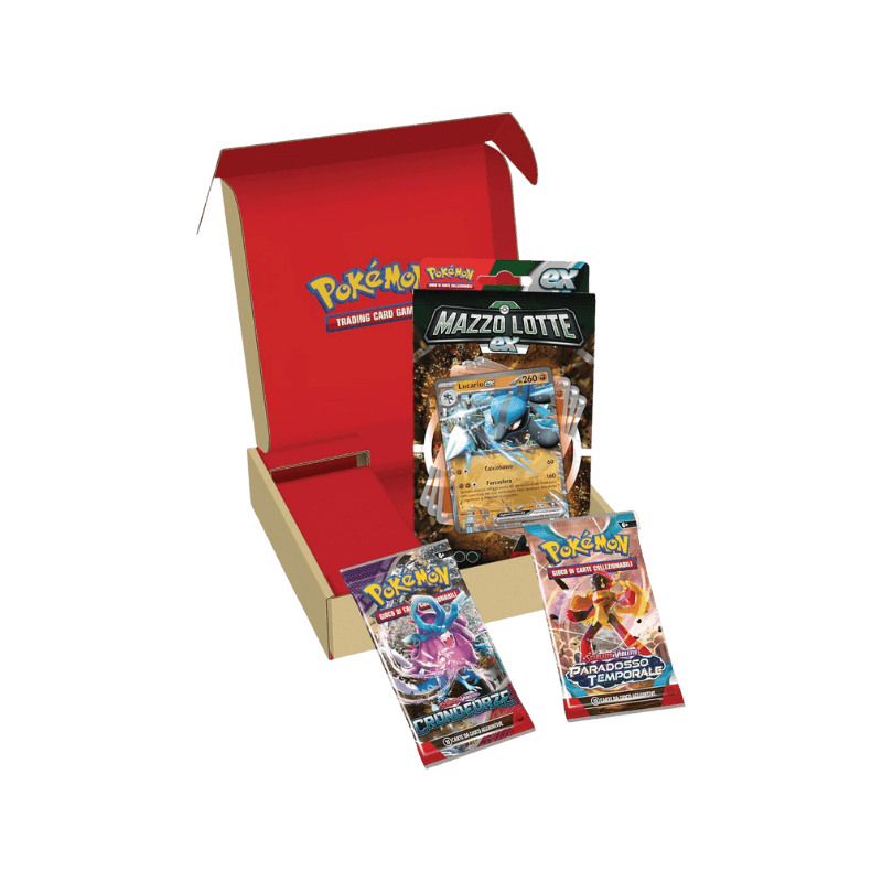 Box con Mazzo 60 Carte Lotte ex Lucario-ex