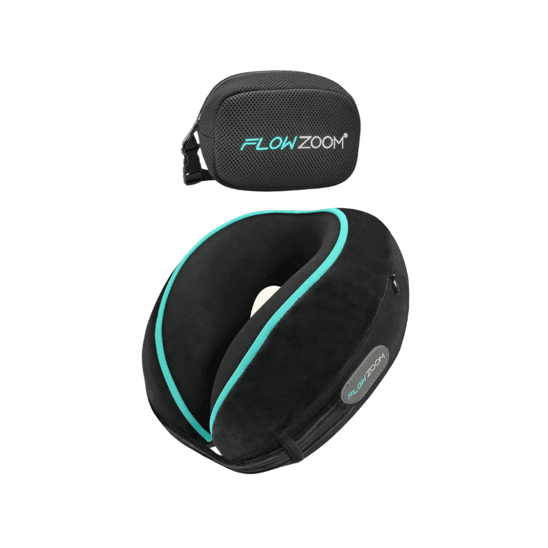 FlowZoom Cuscino da Viaggio in Memory Foam