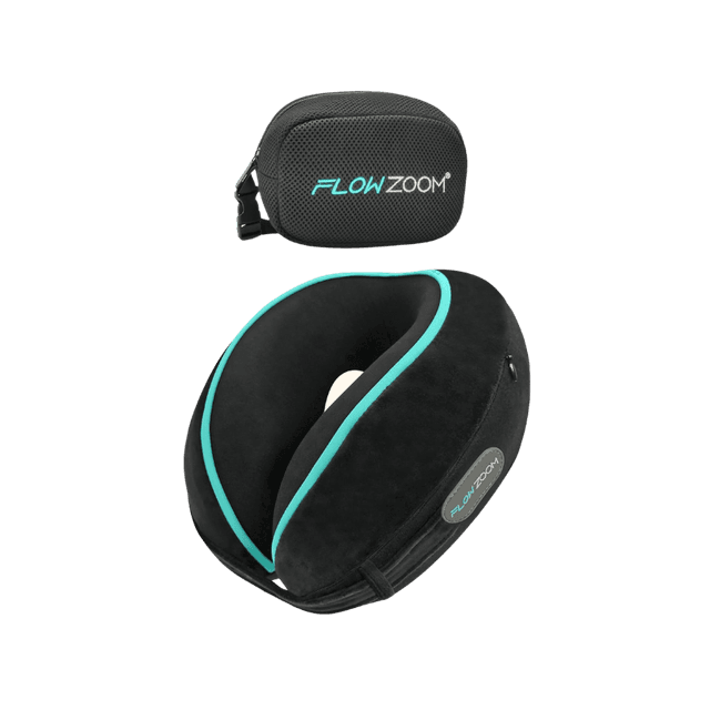FlowZoom Cuscino da Viaggio in Memory Foam