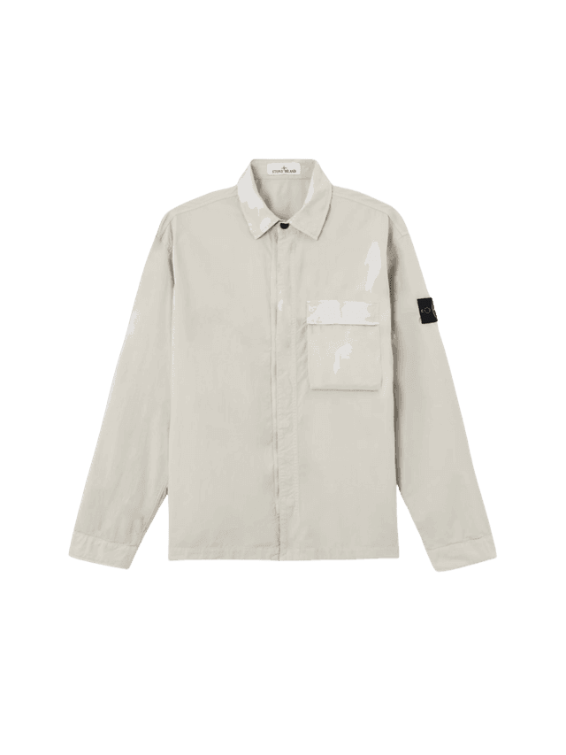 Stone Island Overshirt leggera tela cotone stretch