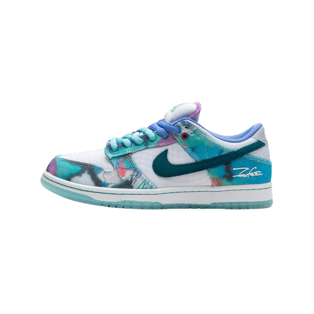 SB Dunk Low Bleached Aqua x Futura Laboratories