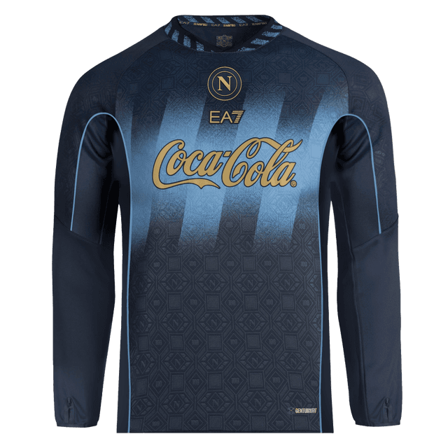 SSC Napoli Felpa Pre-Match Blu Euro 2026/2027