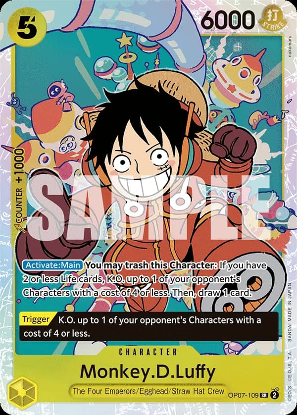Monkey.D.Luffy OP07-109 Reprint – English