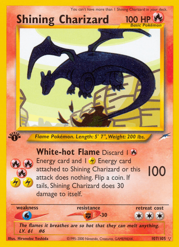 Shining Charizard 107/105 – Neo Destiny