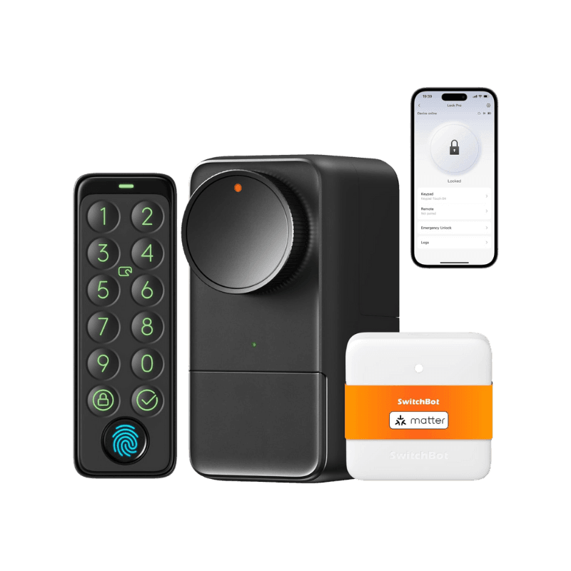 SwitchBot Smart Lock Pro Serratura con Impronte Digitali