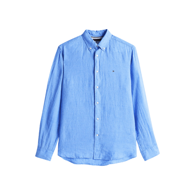 Camicia Regular Fit in Puro Lino
