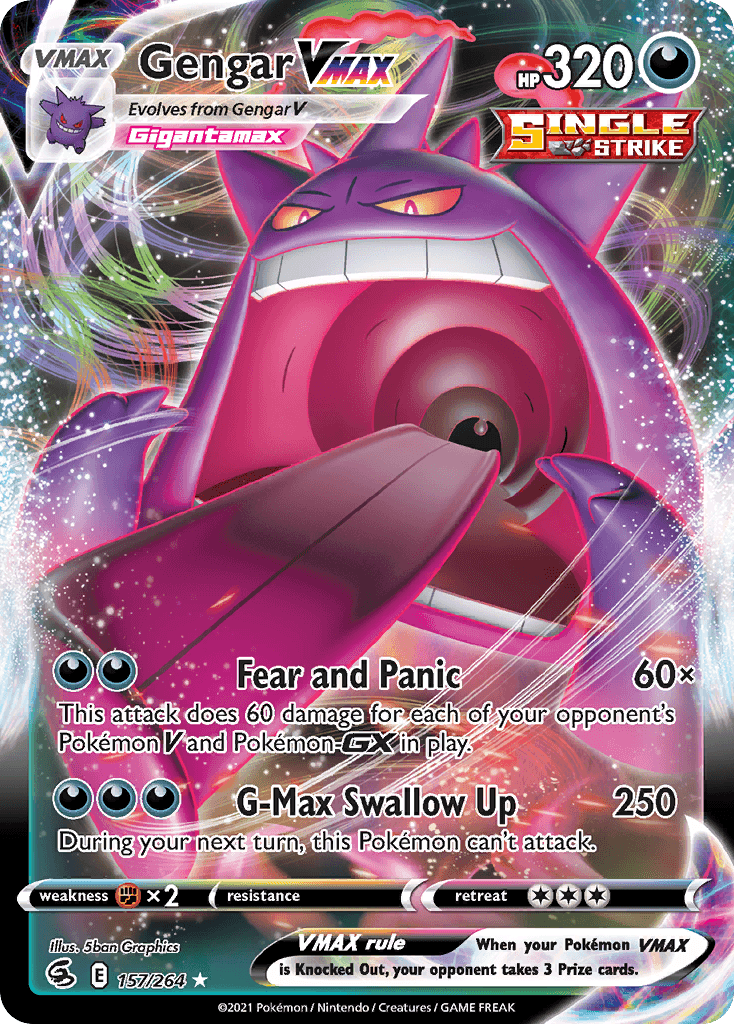 Gengar VMAX 157/264 – Fusion Strike