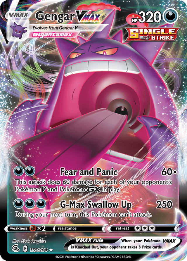 Gengar VMAX 157/264 – Fusion Strike