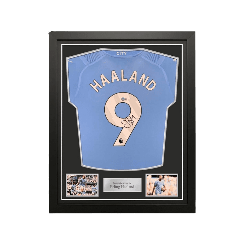 Maglia di Erling Haaland Maglia Autografata