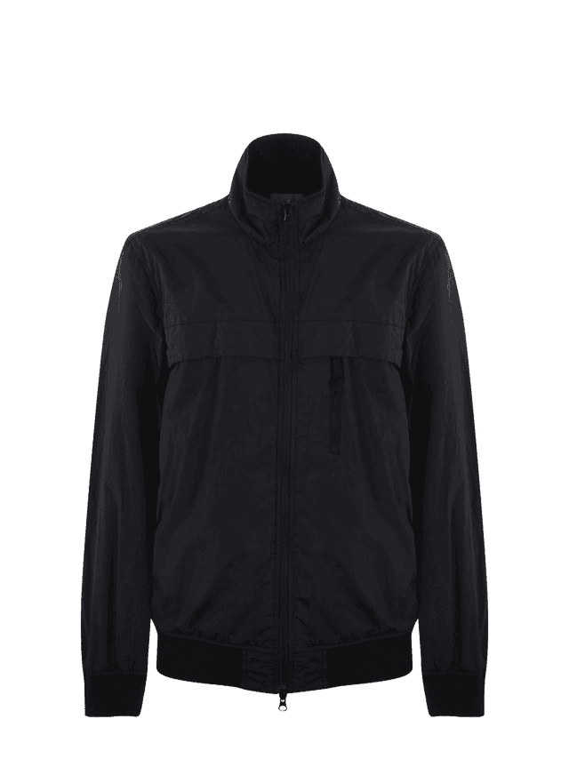 Stone Island Giubbino Garment Dyed Crinkle Reps Nero 41022