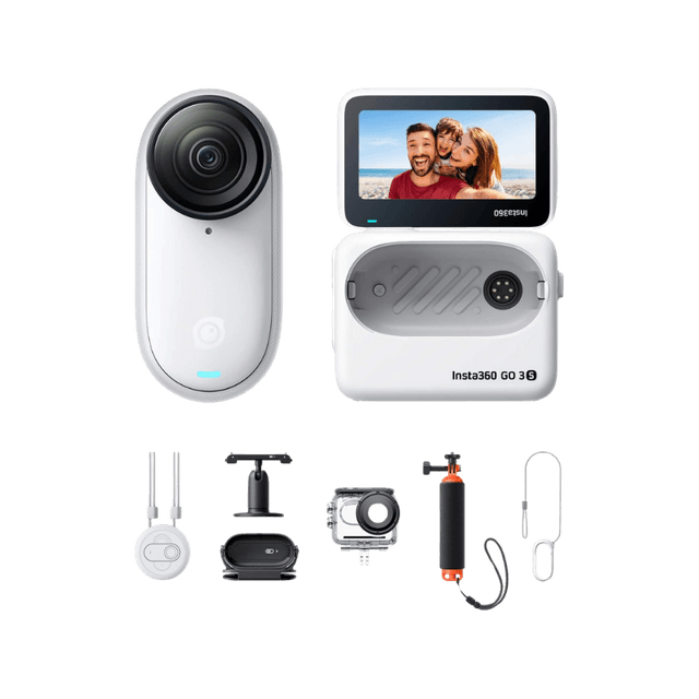 Insta360 GO 3S Pack Sport Acquatici Cam 4K per Vlogging da 128GB