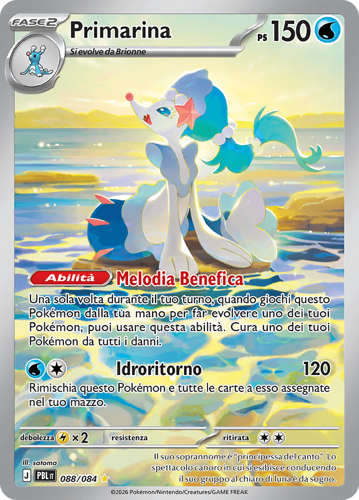 Primarina 88/084 – Megaevoluzione - Buio Pesto