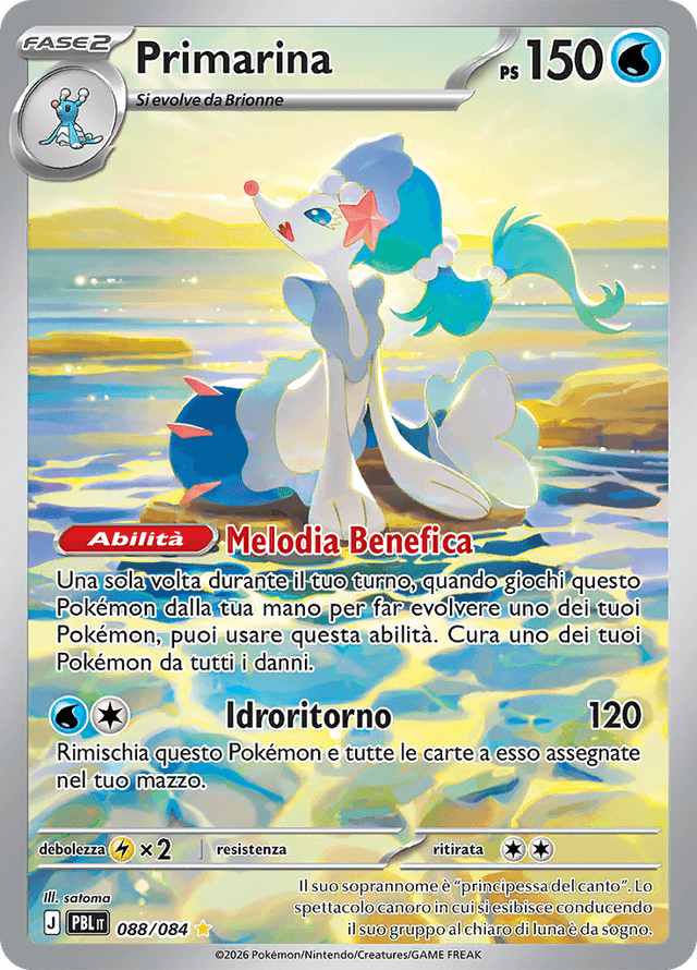 Primarina 88/084 – Megaevoluzione - Buio Pesto