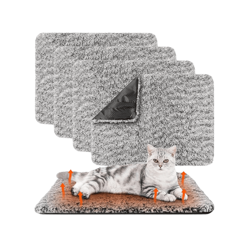 Drydiet 4 Tappetini Autoriscaldanti per Cani e Gatti 40,6 x 50,8cm