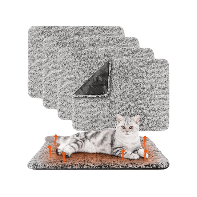 Drydiet 4 Tappetini Autoriscaldanti per Cani e Gatti 40,6 x 50,8cm