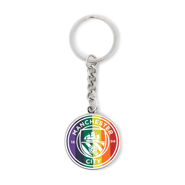 Manchester City Pride Keyring