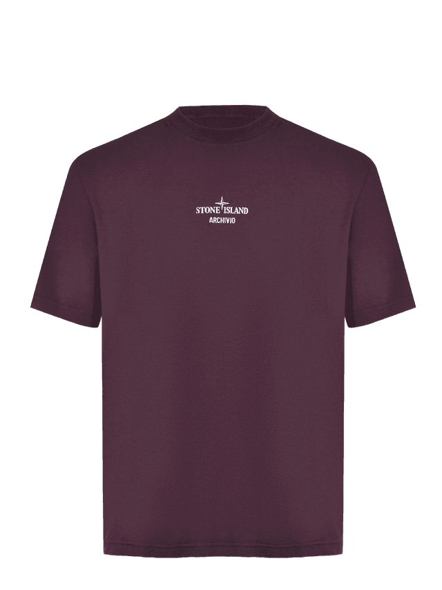 Stone Island T-shirt Amaranto 2100037S0091