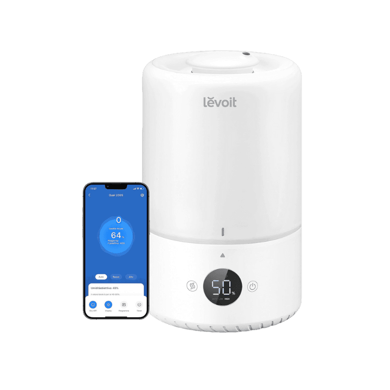Levoit Umidificatore Ambiente Smart Top-Fill Dual 200S da 3L