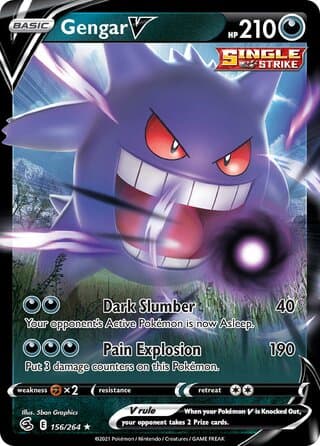 Gengar V 156/264 – Fusion Strike