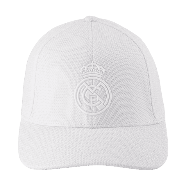 Gorra Adulto Escudo Piqué Blanco Real Madrid