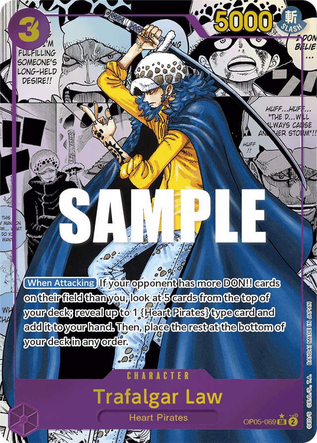 Trafalgar Law OP05-069 Manga Rare – Awakening of the New Era